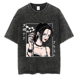 2024Japanese Anime Nana Osaki Print Vintage Washed Tshirt