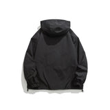 Unisex Jacket Vintage Sports Hooded Jacket Loose Casual Spring and Autumn Coat
