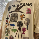Women Vintage Fashion Streetwear Graphic T Shirt Fans