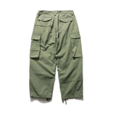 Men Sweatpants Multi-Pocket Cargo Pants Loose Straight Trousers