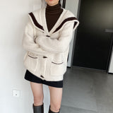 Women Cardigan Sweater Spring Cardigan Long Sleeve Loose R9968