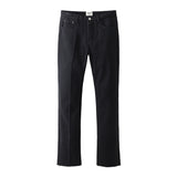 Men Jeans Solid Color Slim Stretch Jeans Straight-Leg Trousers