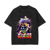 Full-time hunter T-shirt short-sleeved summer washed old top loose