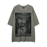 Men T Shirt Hip Hop Short Sleeve T-shirt Men and Women Oversize