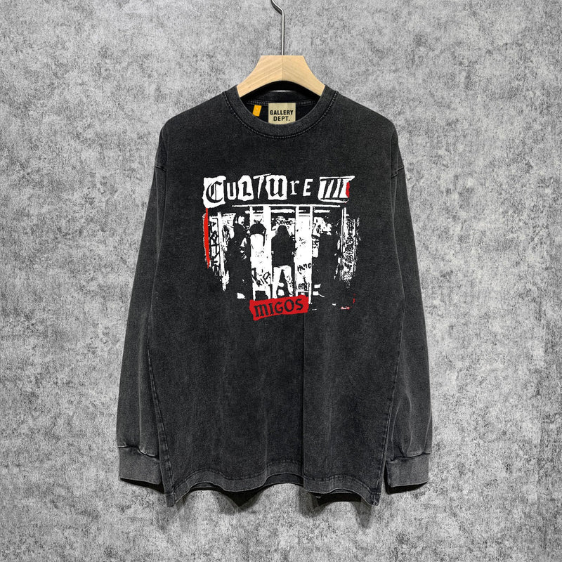 Gallery Dept Long Sleeve Shirt Vintage T Shirt Washed and Worn Vintage Long Sleeve T-shirt
