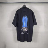 Mens T-shirts BB Paris VOGUE Night Lighthouse Loose Casual Tee