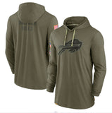NFL T-Shirts Hooded Printed Long Sleeve T-Shirts Men's T-Shirts NFL Football