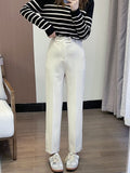 Women Sweatpants Spring Loose Split Suit Pants