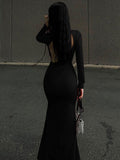 Women Dresse Sexy Sexy Cutout Backless Dress
