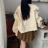 Women Knitwear Autumn and Winter Sweater Coat Loose Knitted Cardigan