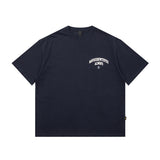 Men T Shirt Summer Casual Letter Print round Neck Short Sleeve T-shirt Men