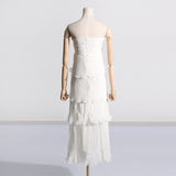 Women Dresses Spring Lace Dress Cake Dress (Qymy0409)