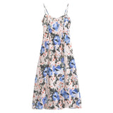 Women Dresses Summer Split Sling Dress (Xds0414)