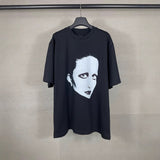 Mens T-shirts Summer Paris Print Crew Neck Short Sleeve T-Shirt