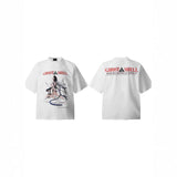 Mens T-shirts Ghost in the shell print vintage short sleeves