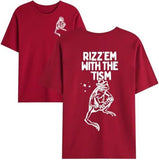 Rizz Em with The Tism T-Shirt, Rizz Em with The Tism Shirt