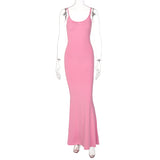 Women Dresses Spring Kardashian Skims Casual Sleeveless Slim Fit Camisole Dress