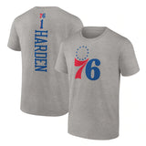 NBA T-Shirts NBA Basketball T-Shirt 76ers Harden Embiid Jersey Short Sleeve