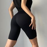 Women Yoga Sports Shorts Sexy Quick-Drying Yoga Fitness Dance Tight Sports Running Cycling Shorts