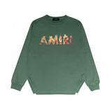 Amiri Long Sleeve Shirt Fashion Brand Long Sleeve Long-Sleeved T-shirt Blouse