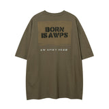 Men T Shirt Hip Hop Rap Portrait Printing Short Sleeve T-shirt