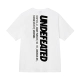 UNDEFEATED T Shirts Crew Neck Men's and Women's Loose