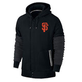 MLB Hoodie baseball jersey hoodie MLB hooded sweater men's cardigan top (Part 3)