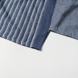 Women Dresses Spring Retro Denim Dress Women's Stand Collar Single-Breasted Dress (Qymy0409)