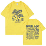 Basgiath War College Graphic T Shirt Fourth Wing Dragon