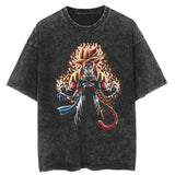 2024Men Streetwear Vintage Oversized T Shirt Japanese