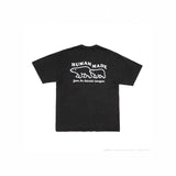 Men T-shirts Polar Bear Short Sleeve T-Shirt Bamboo Cotton Loose Casual