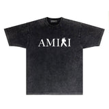 Amiri T-Shirt Vintage Distressed Short-Sleeved T-shirt