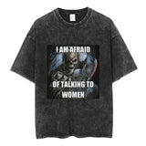 Autism Skeleton Meme T Shirt Funny Skull Men Women Fashion