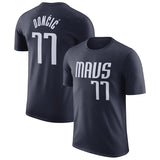 NBA T-Shirts NBA Jersey T-Shirt Mavericks Doncic Irving Basketball Shirt Short Sleeve