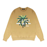 Amiri Long Sleeved Shirt Fashion Brand Crew Sweatshirts round Neck Sweater
