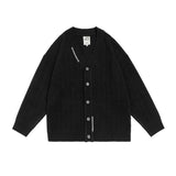 Unisex Sweater Autumn Vintage Dark Striped Sweater