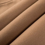 Women Coats Spring Long Woolen Coat Double Breasted Tie-Front Top