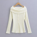 Women Sweater Knitwear Autumn Winter Coat Cashmere-like Sweater