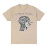 Vintage My Next Piercing Funny Meme T Shirt Men's O-Neck