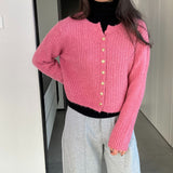 Women Cardigan Sweater Spring Cardigan Wool Slim Fit Sweater Y924