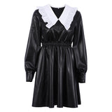 Women Dress Autumn Black Long Sleeve Dress