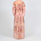 Women Dresses Sexy Dress Bell Sleeve Dress (Zns0409)