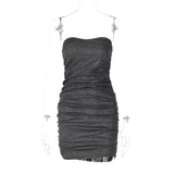 Women Dresses Spring Sexy V-neck Backless Dress