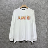 Amiri Long Sleeve Shirt Fashion Brand Long Sleeve Long-Sleeved T-shirt Blouse