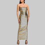 Women's Evening Dress Slim-Fit Sheath Bandage One-Piece Dress