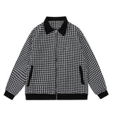 Unisex Jacket Autumn Vintage Plaid Jacket