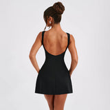 Women Dresses Spring Sexy Slim Fit Skirt Backless Underwaist Dress (Csm202403)
