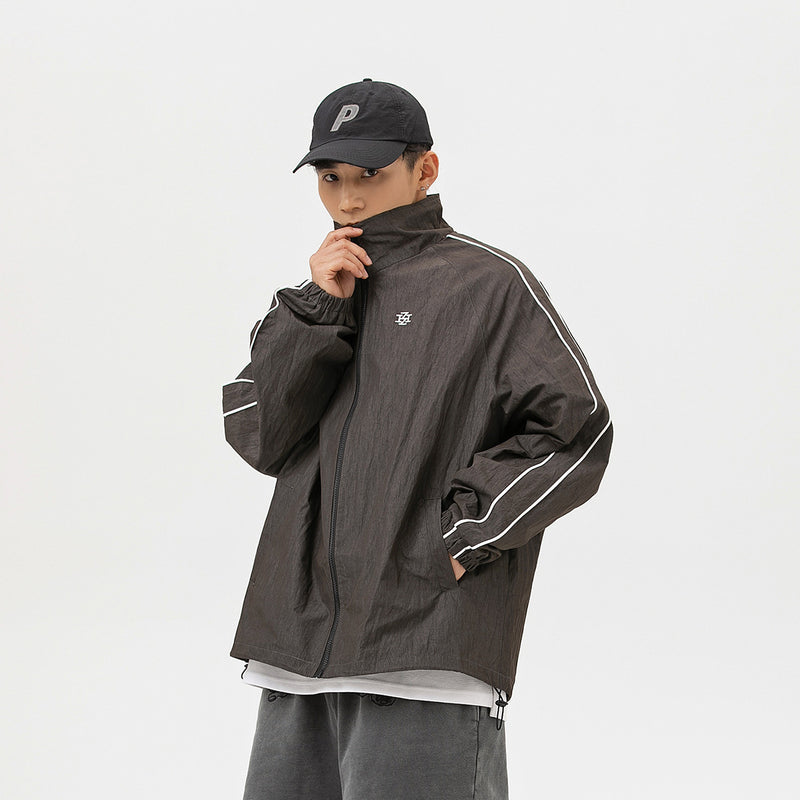 Unisex Jacket Retro Loose Spring and Autumn Sports Jacket
