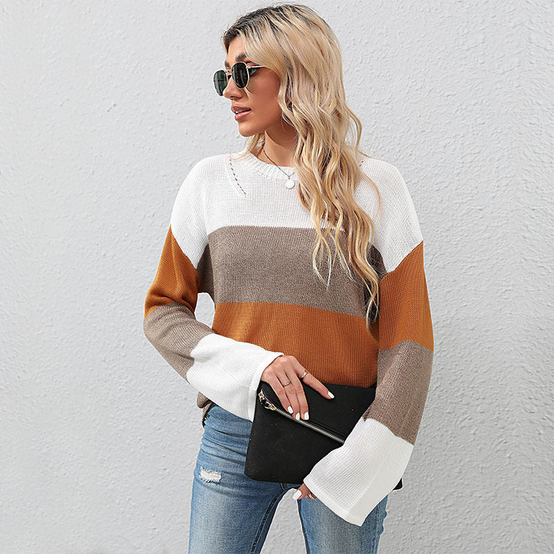 Women Knitted Sweater Women Autumn and Winter Loose