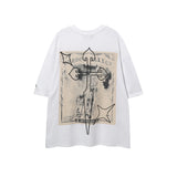 Men T Shirt Cross Couple Short Sleeve T-shirt